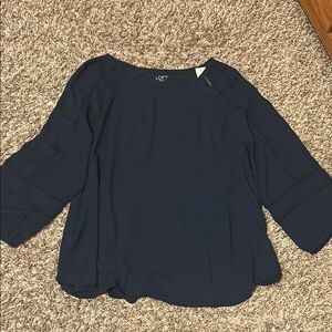 LOFT Women's Navy Blouse